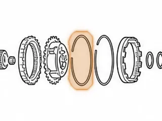 Snap Ring, ZF3HP22 / ZF4HP22 Holds Front Ring Gear To Rear Planet — Part # 69882