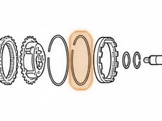 Snap Ring, ZF3HP22 / ZF4HP22 Holds Front Planet Ring Gear To Shell — Part # 69886
