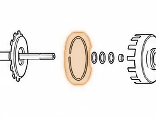 Snap Ring, ZF3HP22 / ZF4HP22 Holds Rear Ring Gear To Intermediate Shaft — Part # 69889