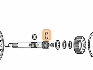 O-Ring, ZF4HP22 Input Shaft — Part # 69380