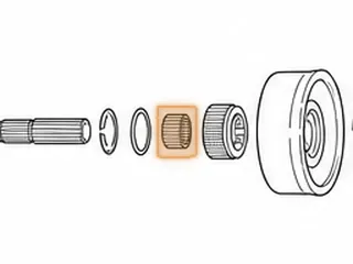 Caged Bearing, 4L30E (Stays in Output Shaft) 1989-Up — Part # 24254E