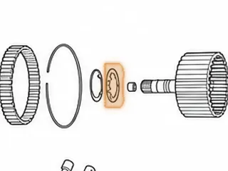 Washer, 180/180C/4L30E 2nd Drum to 3rd Drum (Rear) 1969-Up — Part # 24230