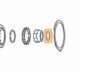 Snap Ring, 4L30E Holds Overdrive Sprag Inner Race To Overrun Drum 1989-Up — Part # 24865