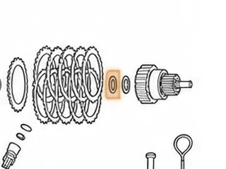 Race, 180/180C/4L30E 3rd Drum to Sun Gear (Front) 1969-Up — Part # 24231