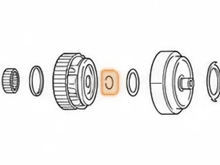 Snap Ring, 4L30E Holds Overdrive Planet to Turbine Shaft 1989-Up — Part # 24880