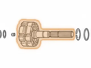 Planet, 180/180C W/13 3/4” Output Shaft (3 Gear)(25 Teeth Sun Gear # 612) 1969-Up — Part # 24584