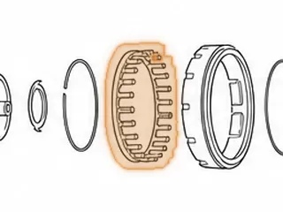 Retainer W/Spring, 4L30E 4th Clutch Return 1989-Up — Part # 24970