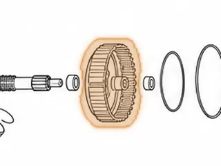 Drum, 4L30E Overrun Clutch (2 Clutch) 1989-Up — Part # 24551