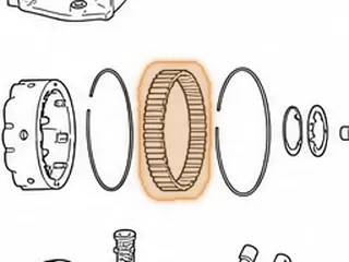 Ring Gear, 180C/4L30E Rear Planet (90 Teeth)(30 Teeth Sun Gear # 612) 1989-Up — Part # 24594E