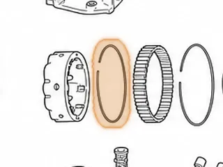 Snap Ring, 180/180C/4L30E Holds Apply Ring to 2nd Drum 1969-Up — Part # 24872
