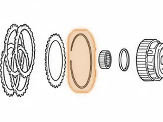 Snap Ring, 4L30E Holds Overrun Pressure Plate in Drum 1989-Up — Part # 24863