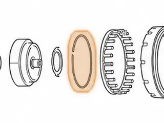 Snap Ring, 4L30E Holds 4th Clutch Retainer to Overdrive Case 1989-Up — Part # 24862