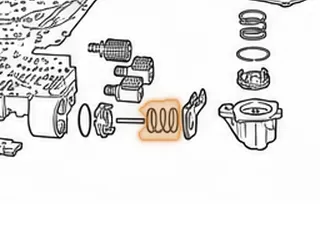 Spring, 700R4 in Auxiliary Valve Body (Brown) 1987-91 — Part # 74931