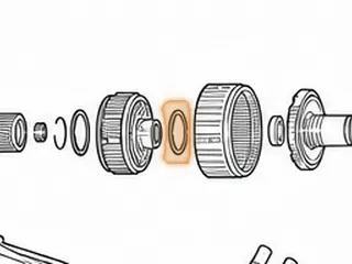 Sonnax Bearing With Races, 4L60E/4L65E/4L70E Front Planet To Reaction Shaft (.242” Thick With Angled Outer Lip… — Part # 74238GA