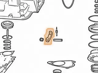Park Pawl Assembly, 700R4/4L60E (Park Pawl & Spring) — Part # 74995
