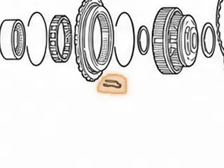 Clip, 250/250C/350/350C Center Support (Anti-Clunk Spring) 1969-86 — Part # 74639