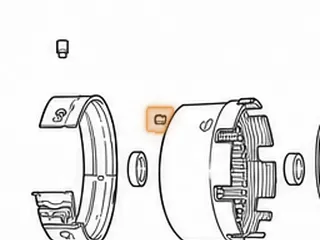 Ball & Capsule, 200-4R Input Drum 1981-90 — Part # 54480A