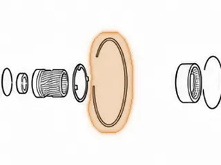 Snap Ring, 250/250C/350/350C Holds Center Support to Case 1969-86 — Part # 74883