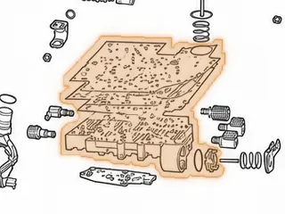 Plate, 4L60E Valve Body (Stamped KK) — Part # 74747KK