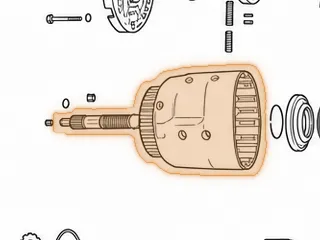 Drum W/Shaft, 4L60E Input (27 Spline No Pilot)(Small Shaft)(No Reluctor On Shaft) 2005-06 — Part # 74554HLK
