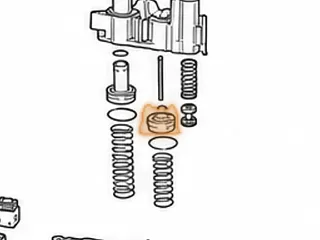 Repair Kit, 4L80E 4th Accumulator (Piston, Sleeve, Spring) Needs No Machining (Sonnax) — Part # S34937K