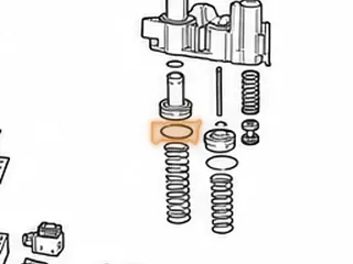 D-Ring, 4L80E/4L85E 3rd & 4th Clutch Accumulator Piston (Large)(Viton) 1990-Up — Part # 34351