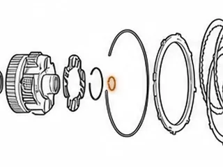 Snap Ring, 4L80E Holds Turbine Shaft to Overdrive Planet (.080”) 1991-Up — Part # 34880A