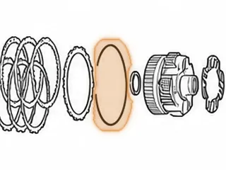 Snap Ring, 4L80E Holds Overrun Clutch Pressure Plate in 1991-Up — Part # 34864