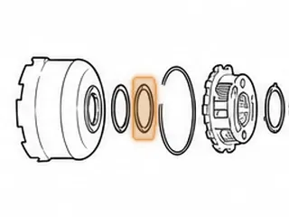 Bearing W/Race, L3N71B / L4N71B Shell To Rear Planet — Part # 53217