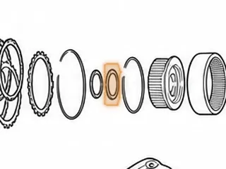 Bearing W/Race, EC8 High Hub To Shell #241 (.110” Thick) 1978-98 — Part # 53232