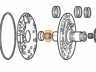 Bushing, L4N71B Overdrive Support To Intermediate Shaft (Center & Rear) Small — Part # 53044