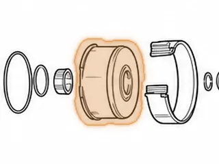 Drum, L4N71B Overdrive (Sprag Type) BearingType — Part # 53550B