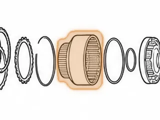 Drum, L3N71B / L4N71B Forward (Uses 5 & 6 Clutch) (Has 3 Slots Under # 231 Washer) — Part # 53554A