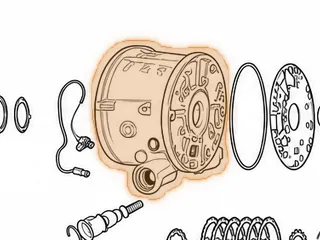 Overdrive Case, L4N71B (Uses Stator With 2 Small Bleed Holes) Uses A Washer # 214) — Part # 53762