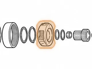Planet, L3N71B / L4N71B Forward (39 Teeth Sun Gear) 3 Gear (1 Groove) — Part # 53582AA