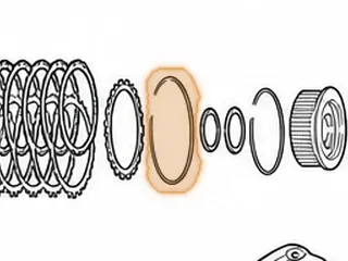 Snap Ring, L3N71B / L4N71B Holds Top Pressure Plate In Forward Drum — Part # 53876