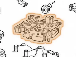 Valve Body, E4N71B (With 4 Solenoids) — Part # 53740D
