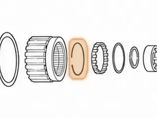 Snap Ring, C-6/E4OD/4R100 Holds Sprag In Reverse Hub — Part # 36890