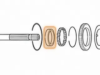 Inner Race, E4OD Overdrive Sprag (For Lug Type Sprag) 1989-Up — Part # 36660