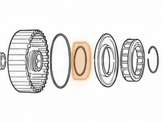 Lip Seal, E4OD/4R100 Coast Clutch (Inner) Cast Iron Drum — Part # 36340