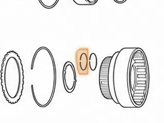 Ring, C-6/E4OD/4R100 Forward Clutch (Metal) 1966-Up — Part # 36181