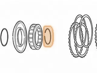 Snap Ring, 5R110W Holds Coast Clutch Beveled Spring In (3 1/4”OD) (.060” Thick) 2003-Up — Part # 36871A