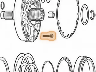 Bolt Set, C-6 Pump Body To Stator (5 Pieces) — Part # 36778K