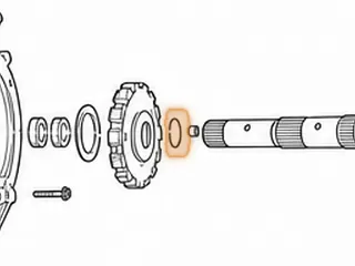 Snap Ring, C-6/E4OD Output Shaft (Rear) — Part # 36895