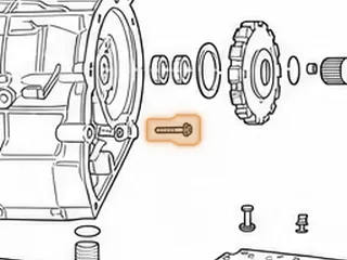 Bolt Set, E4OD Rear Support To Case — Part # 36790AK