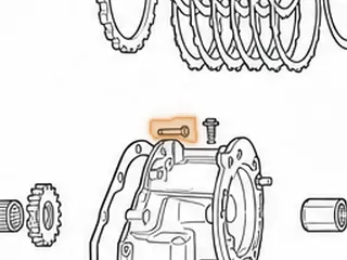 Bolt Set, E4OD Extension Housing To Case (4x4) — Part # 36781AAK