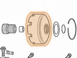 Shell, E4OD/4R100 Input (Retro Fits Early) 1998-Up — Part # 36622B