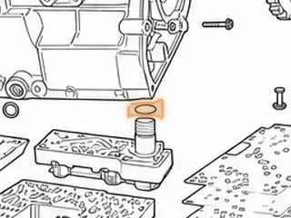 O-Ring, E4OD/4R100 Solenoid Pack Connector 1989-Up — Part # 36347