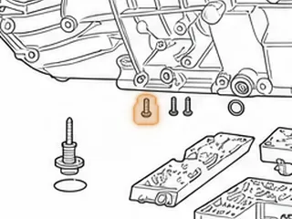 Bolt, E4OD Intermediate Clutch Cylinder — Part # 36784