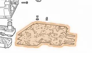 Seperator Plate, 4R100 Valve Body (With PTO) (Cast # F81Z-BA) 1998-Up — Part # 36747EG